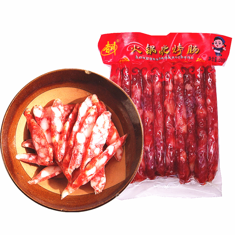 吉川广味香肠500g整箱串串香冒菜