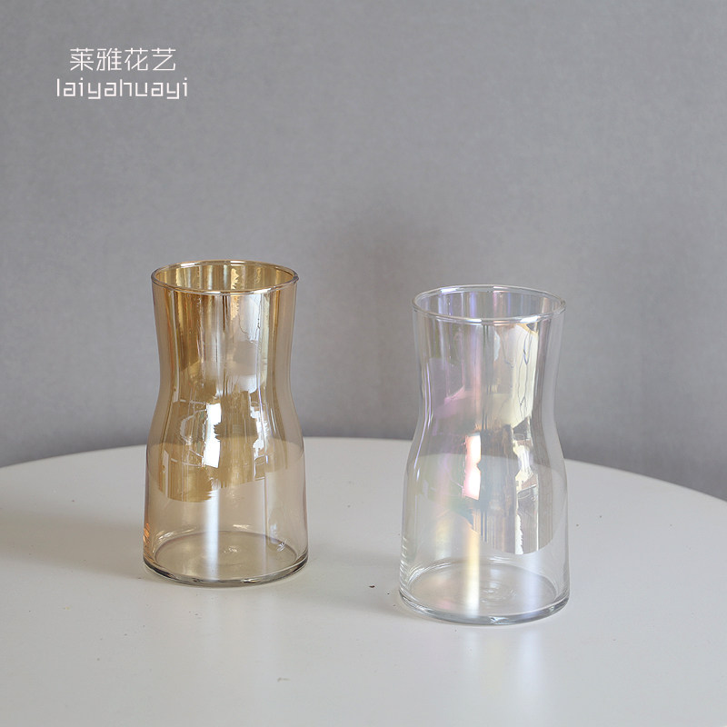 電鍍玻離花瓶 透明玻璃花瓶水培玫瑰鮮花北歐客廳插花瓶擺件在類目 家居飾品, 花瓶/花器/仿真花/仿真飾品, 花器/花瓶, 花瓶中 - 來自Buy2taobao.com提供專業的淘寶代購服務