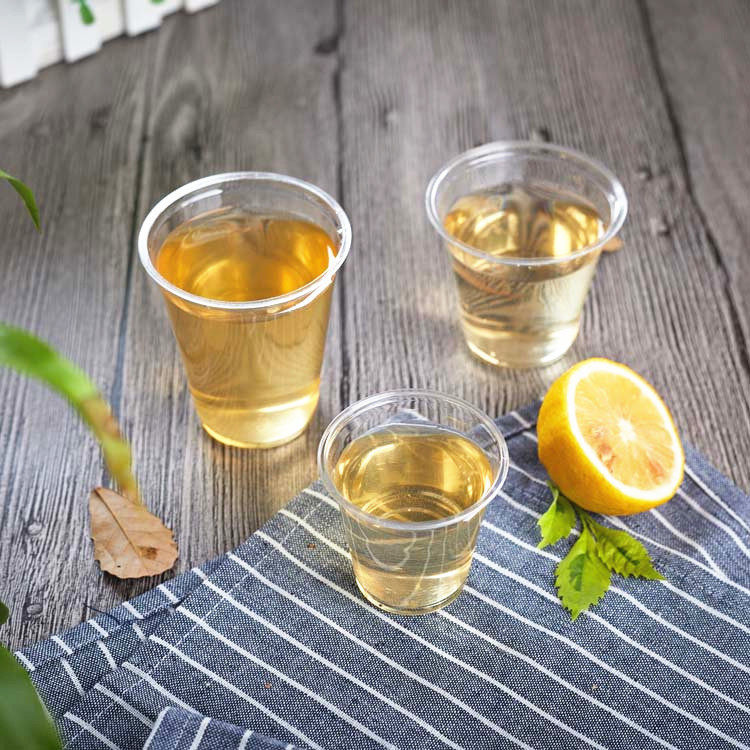 74口径一次性透明塑料水杯冷饮杯奶茶杯pet酱料盒调料碗布丁杯子