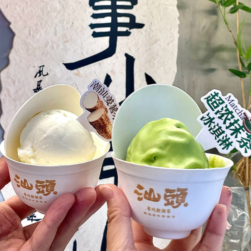 冰淇淋塑料碗网红冰激凌碗含盖