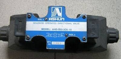台湾ASHUN油顺电磁阀 AHD-G02-3C6-10-B-A2 AC220V 质量好性能强