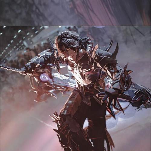 最终幻想14cosplay校服暗黑骑士