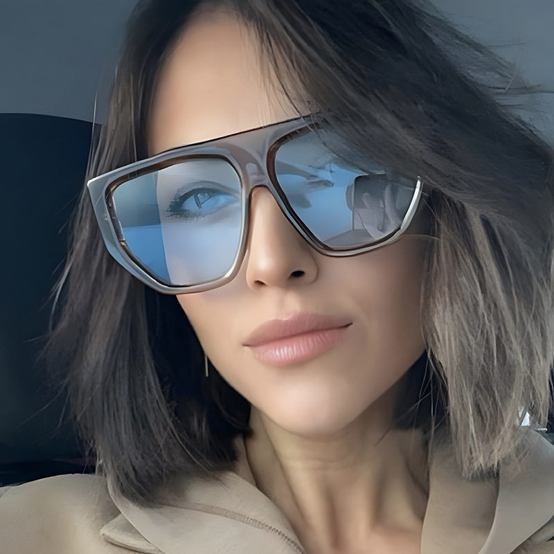 英国cherry kitty街拍男女墨镜方形大框新款潮时尚太阳眼镜复古