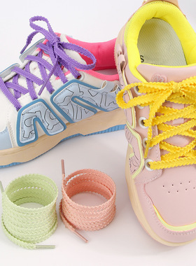 小杨哥推荐麦穗锯齿鞋带音速全城飞影黑白色扁平菱形防松脱运动