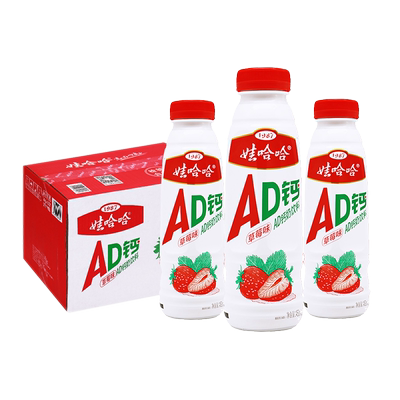 娃哈哈AD钙奶450ml*15大瓶装整箱