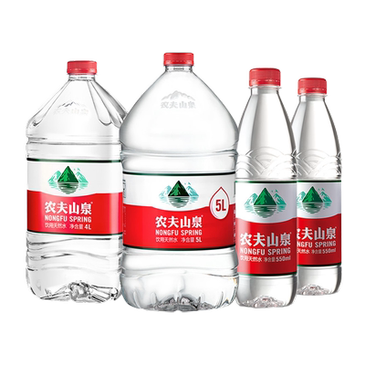 农夫山泉饮用天然水5L大桶家用