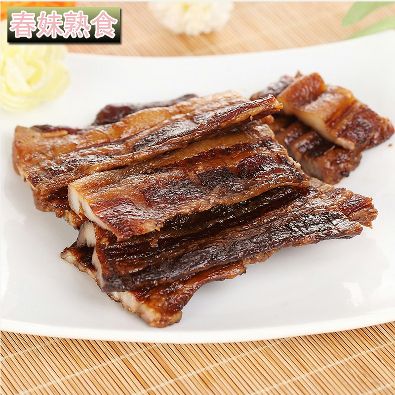 温州特产酱油肉三层肉腊肉去皮五花肉晒腊味干货蒸熟即食