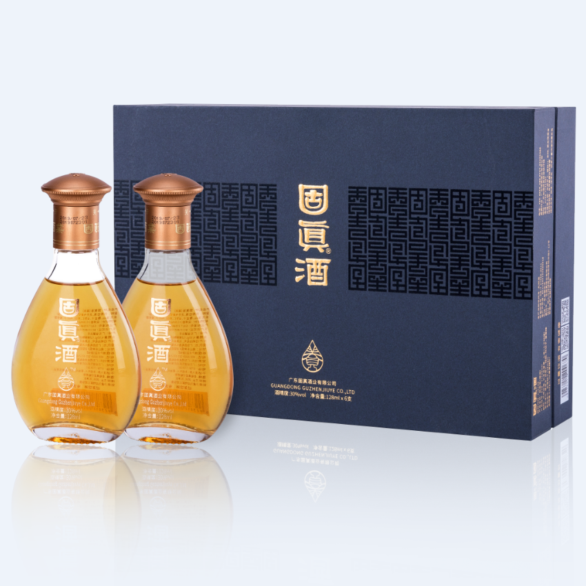 固真小酒礼盒30度128*6支装 健康酒 礼品酒 露酒 草本酒 虫草酒