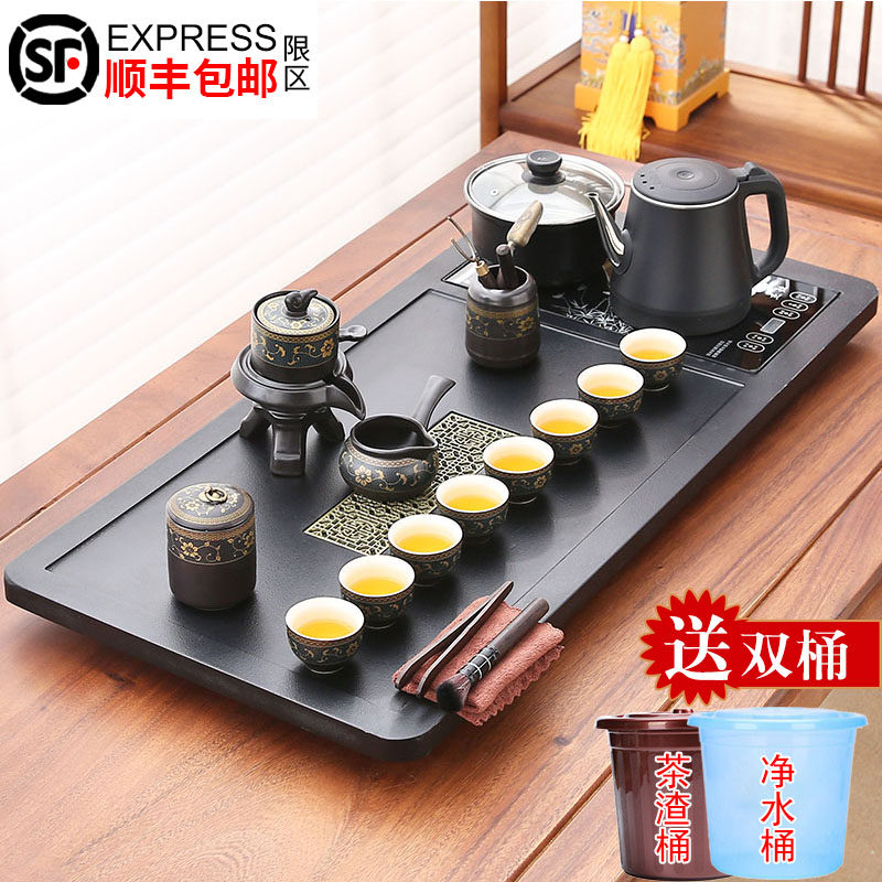 防烫烧水壶茶具套组2025新款家用茶盘全自动一体功夫茶具茶台一套