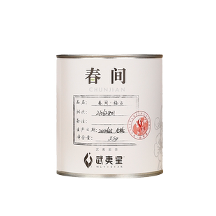 武夷山大红袍武夷星大红袍茶叶春间小罐装武夷岩茶特级梅占35克