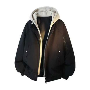 潮流美式翻领夹克男士春秋季休闲男生外套痞帅高级感