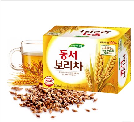 韩国原装进口大麦茶 东西大麦茶300g 即饮袋泡茶30包休闲办公茶包