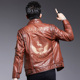 海宁男装 皮夹克立领秋冬外套 修身 真皮皮衣男短款 机车头层牛皮韩版