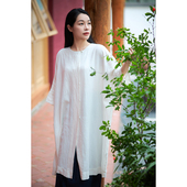 棉麻21支宽松高级感七分袖 衬衣W12751 新款 女装 照本堂 2025秋季