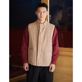 棉麻男女同款 双层暗门襟马夹MW12816 男装 新款 照本堂 2025秋季