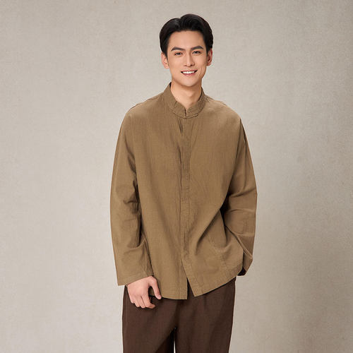 照本堂中国风男款衬衫休闲上衣