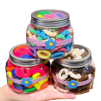 儿童糖果色发圈毛巾圈