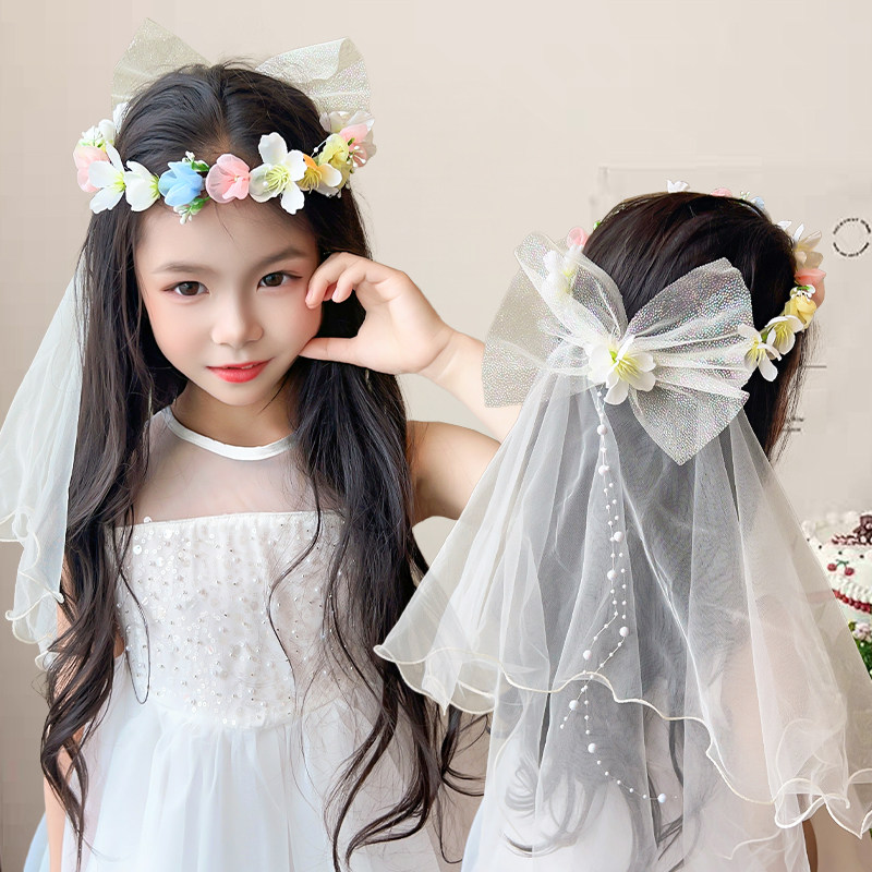 新款儿童公主头纱小女孩花环发饰头箍女童生日头饰宝宝周岁发箍,饰品/流行首饰/时尚饰品新,发饰,淘宝优惠券,粉丝福利购,淘宝优惠卷