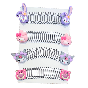 碎发整理神器发卡儿童发箍固定后脑勺头发隐形发夹女童夹子头饰女