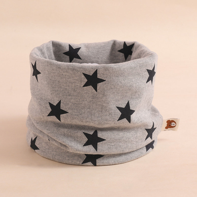 宝宝纯棉a类围巾防风保暖