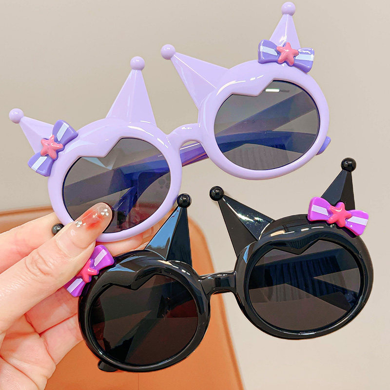 儿童墨镜卡通库洛米可爱偏光眼镜小女孩防紫外线遮阳镜防晒太阳镜