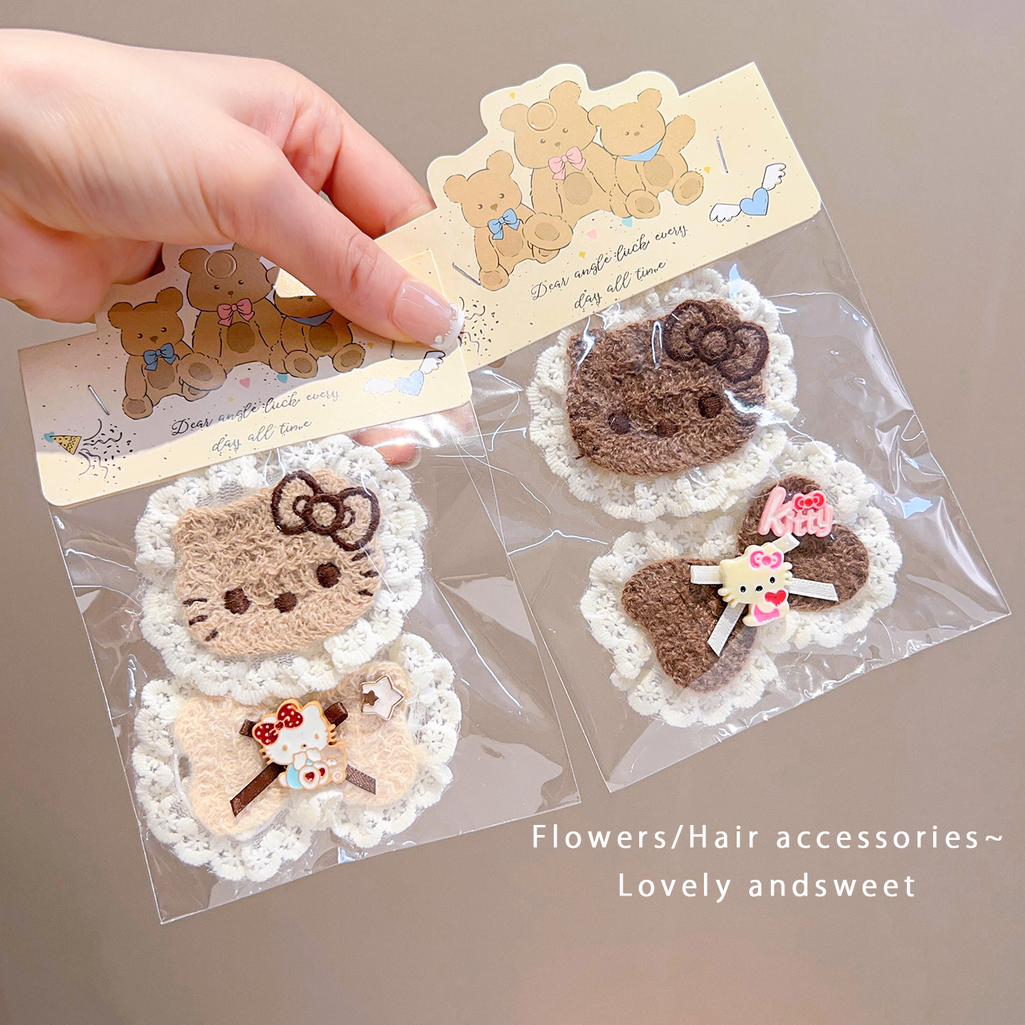 儿童碎发整理神器卡通刘海贴宝宝不伤发魔术贴发卡女童KT猫碎发贴,饰品/流行首饰/时尚饰品新,发饰,淘宝优惠券,粉丝福利购,淘宝优惠卷