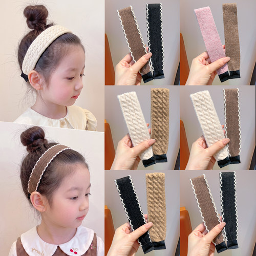 摩芽小学生上学收碎发束发帖头饰