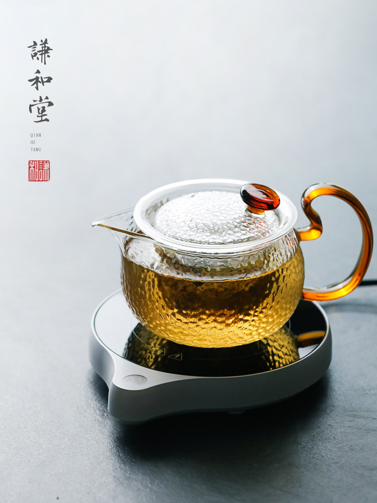 千和堂100度55℃智能加热杯垫茶壶，快速加热，水沸腾调温底座，