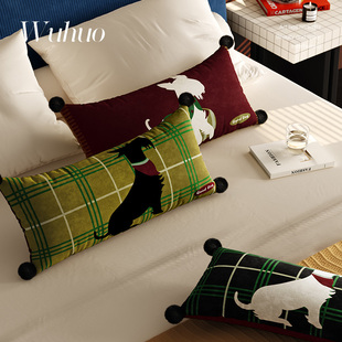 萌汪覆古轻奢长条抱枕女生睡觉专用床上抱枕靠垫夹腿睡觉靠枕腰枕