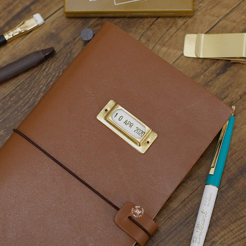 本子事多 Traveler’s Notebook本子封面装饰金属标签手账DIY搭配