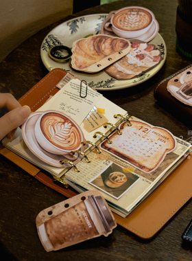 活页专用3孔日历索引 2026月历分隔页M5A7A6A5六孔活页本手帐装饰