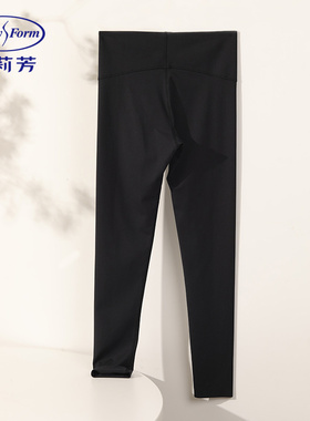 安莉芳秋冬季高腰外穿打底裤女士薄款长裤显瘦修身暖裤EL00469