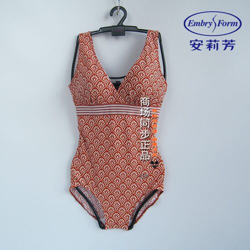 安莉芳无袖女士性感三角连体泳衣