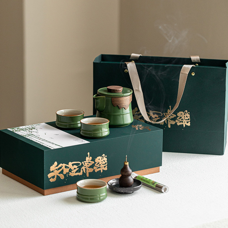 竹音香道文创茶礼精美实用礼物送长辈送领导乔迁生日商务伴手礼
