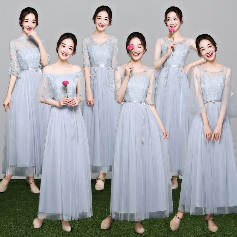 结婚 端庄夏秋季聚会粉色蓝色加肥加大码晚礼服女胖mm2018新款在类目 女装/女士精品, 婚纱/旗袍/礼服, 礼服/晚装中 - 来自Buy2taobao.com提供专业的淘宝代购服务