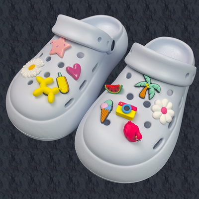 洞洞鞋配饰女diy鞋扣适配特骆驰鞋花立体装饰配件卡扣可爱ins儿童