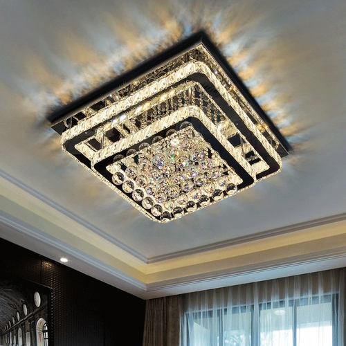 水晶灯轻奢大气吸顶灯高颜