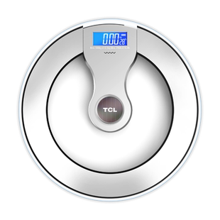 TCL体重秤电子称体脂秤家用小型精准的光能充电减肥专用器计宿舍