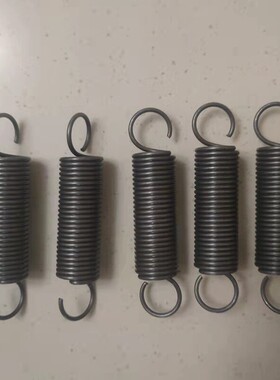 售水机门拉簧弹簧强力拉簧带钩拉伸拉力回位小双钩弹簧
