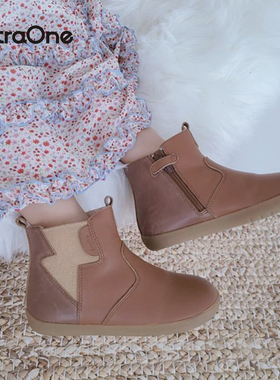 澳洲ExtraOne冬季新款男女宝宝加绒高帮学步鞋防水貂毛棉鞋靴子