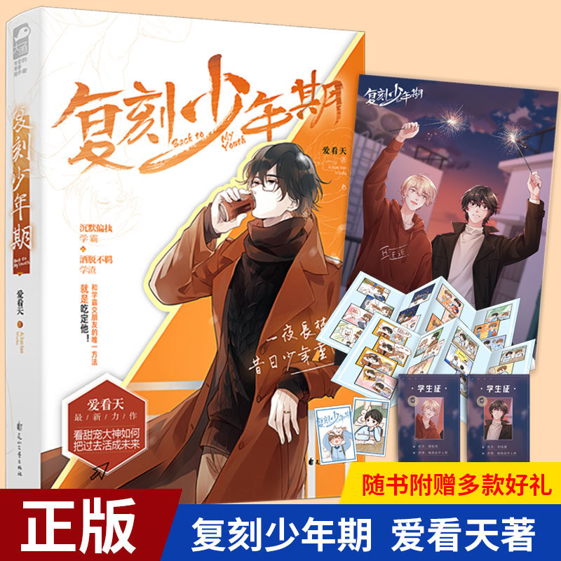 现货正版 复刻少年期 晋江火爆10亿积分,校园重生文 畅销书纯爱作者