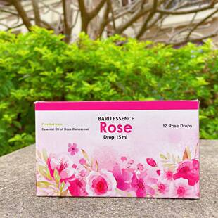 伊朗barij大马士革玫瑰精油粉色新款15ml*12瓶