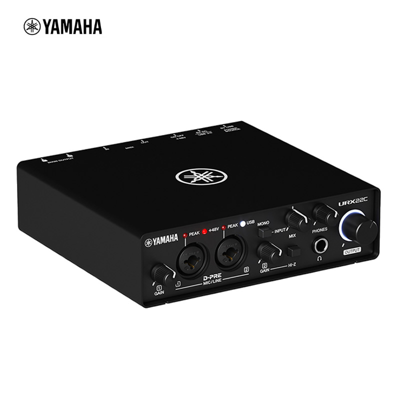 【新款上新】Yamaha/雅马哈URX22C 电脑外置声卡专业录音音乐接口