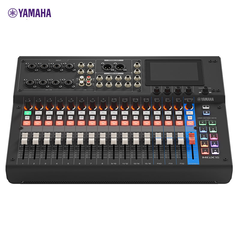 Yamaha/雅马哈MGX16数字调音台舞台音响设备专业16路蓝牙自动增益