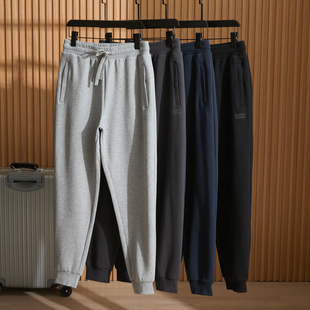 针织珠地棉 慢跑裤 jogger束口版 运动休闲卫裤 男士 设计师款
