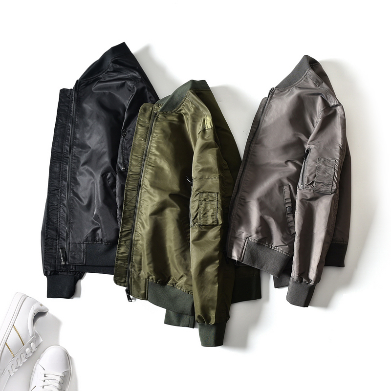 设计师款！经典MA1！户外三防面料！秋季男士棒球领飞行员夹克潮