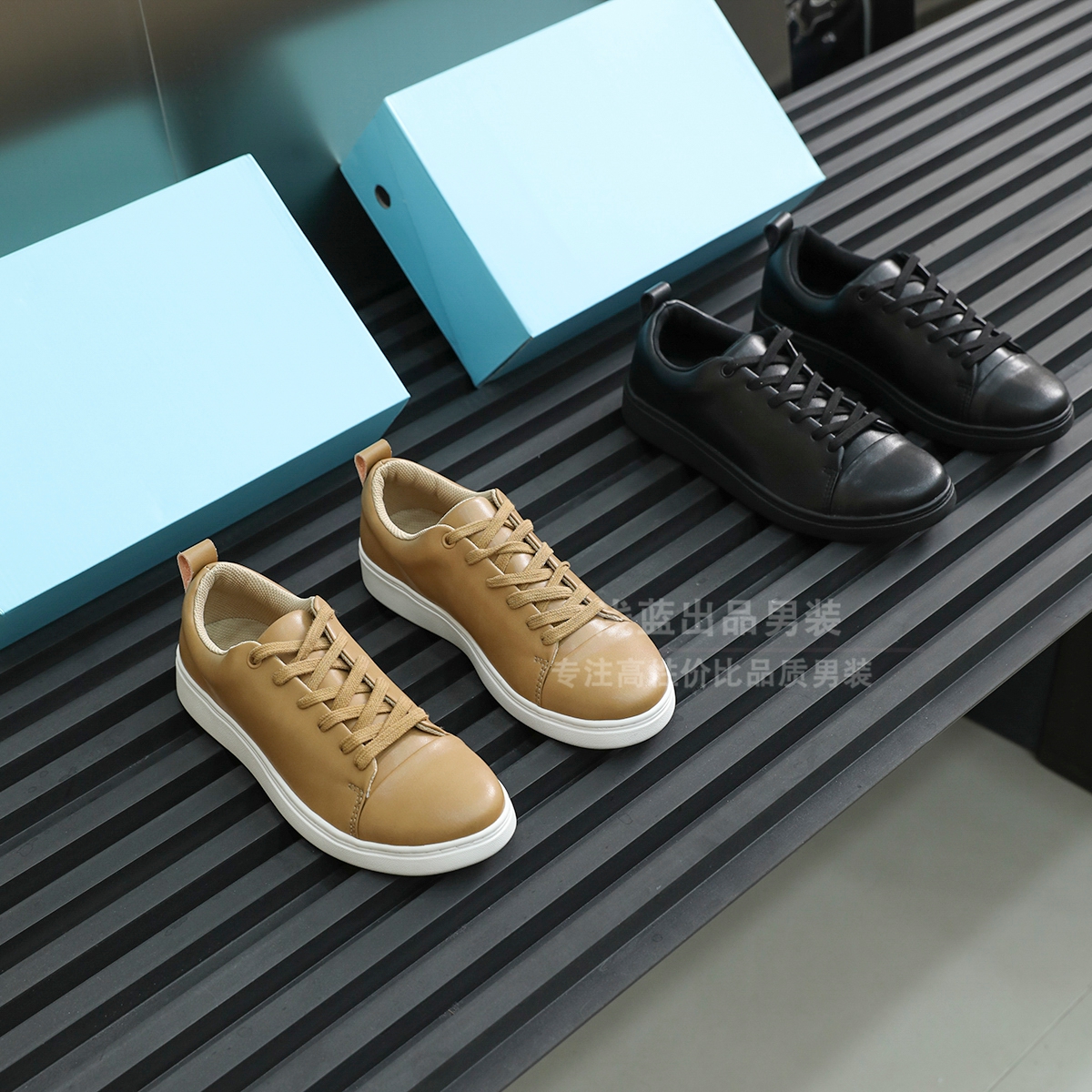 超值性价比！二层牛皮！舒适柔软！男士轻商务通勤百搭休闲板鞋