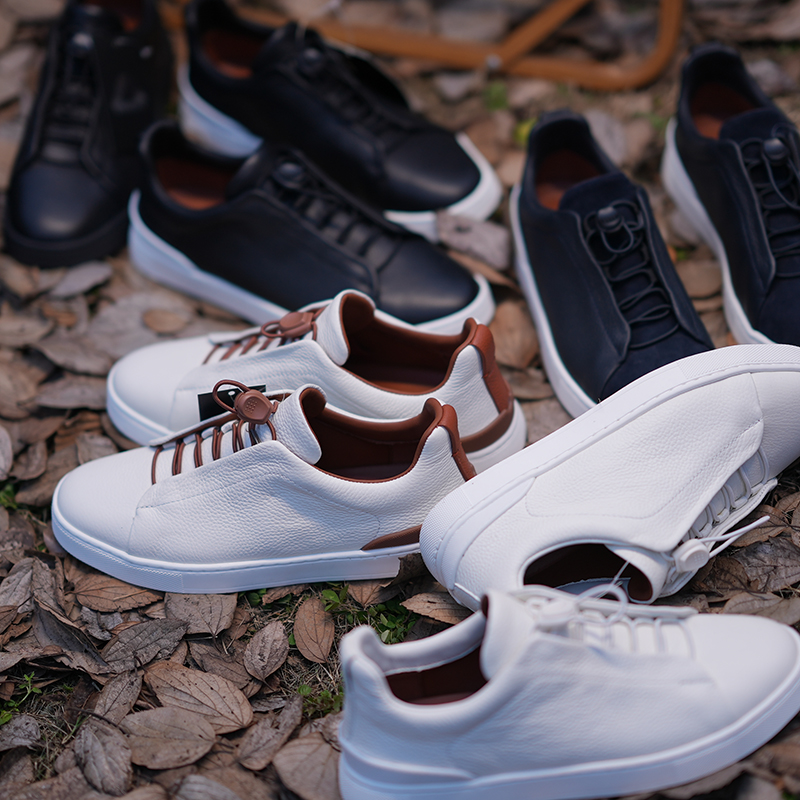 新款男士高端商务休闲板鞋