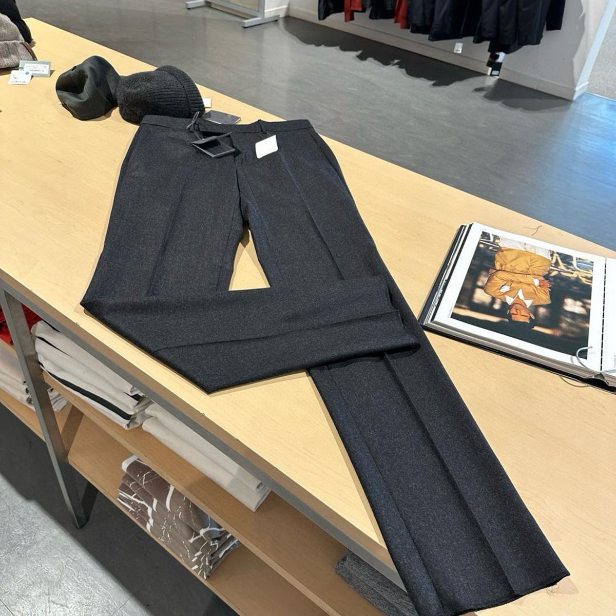过万级 高端行政西裤 意产進囗100羊毛 男士秋冬老钱风商务休闲裤