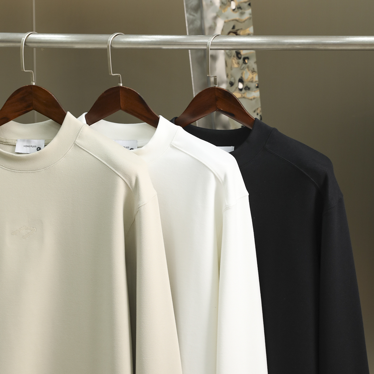 3秒速暖速热！打底神器！亲肤柔软~秋冬男士纯色半高领长袖T恤